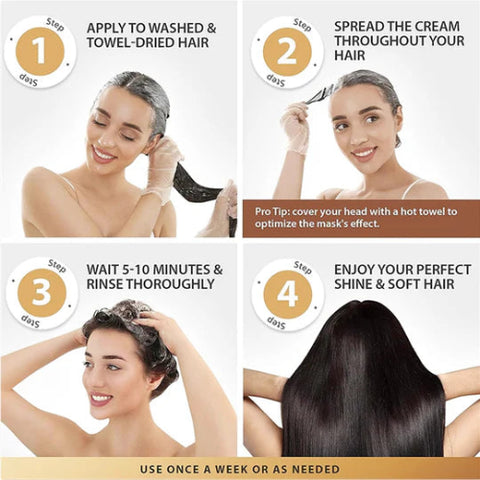 Image of Karseell – Tratamiento profundo con colágeno para reparar y revitalizar tu cabello | 500ml