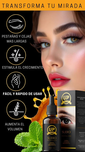 Serum Up® Alargamiento de pestañas y cejas